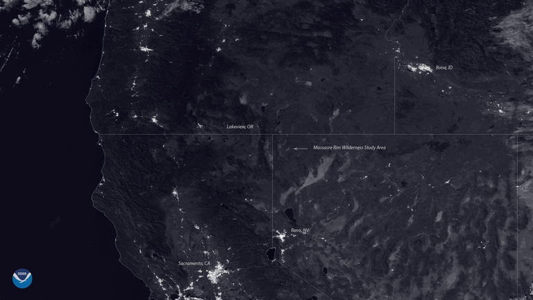Massacre Rim Wilderness Study Area dark-sky location