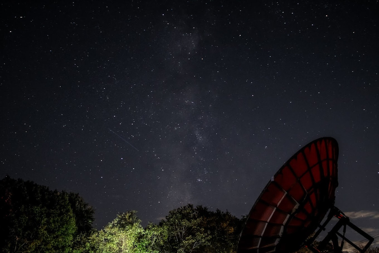 Night sky at Custer Institute and Observatory